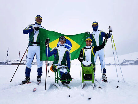 Brasileiro vira top 3 mundial no esqui cross-country paralímpico