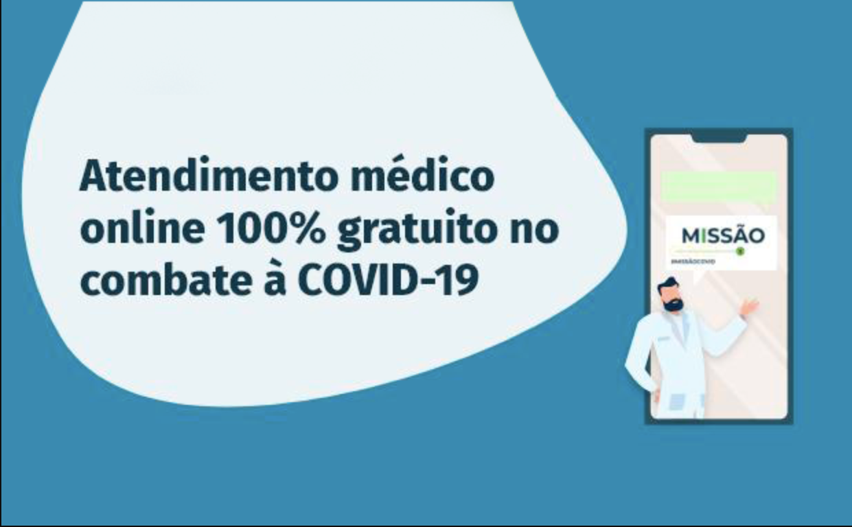 “Missão Covid” uma ferramenta gratuita para ajudar pessoas com sintomas da doença