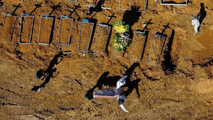 Brasil tem recorde de mortes por covid-19 pelo terceiro dia seguido