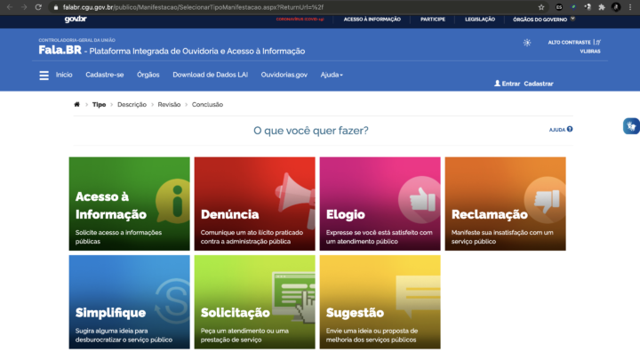 Fala.Br: Plataforma reúne serviços de pedidos de informações e ouvidoria em um único endereço