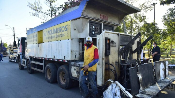 Prefeitura inicia recapeamento de ruas de cinco bairros da região do Conjunto Cruzeiro do Sul