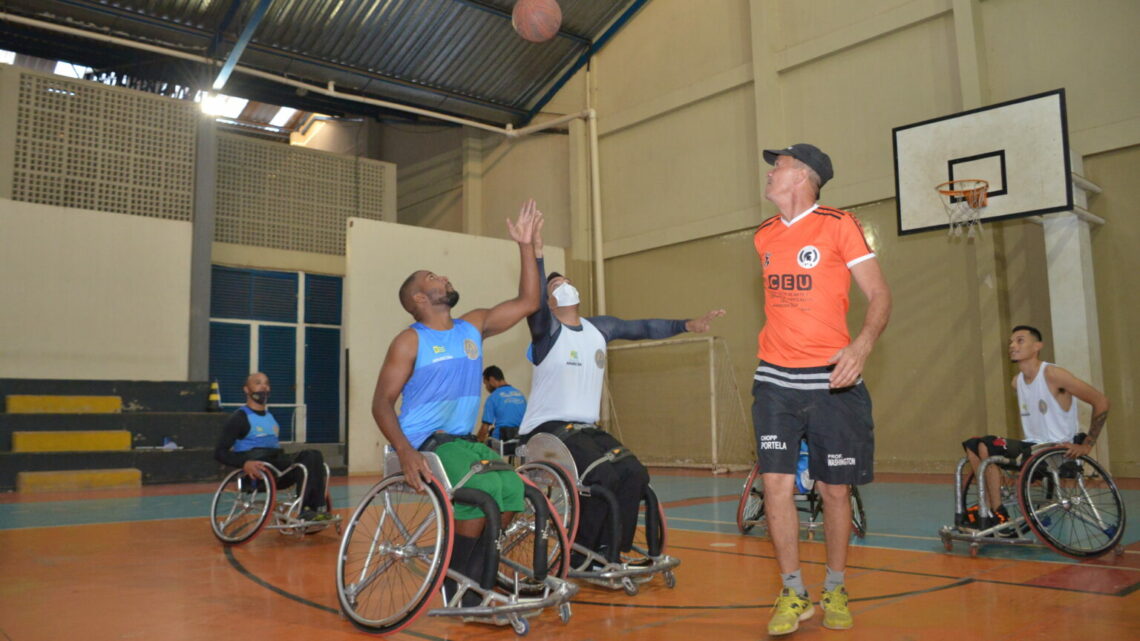 Time aparecidense se prepara para o Campeonato Brasileiro de Basquete em Cadeira de Rodas