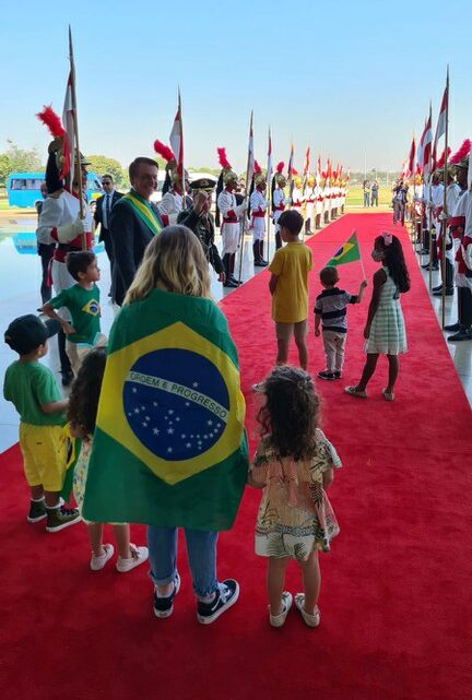 Cerimônia no Palácio do Alvorada celebra o Sete de Setembro