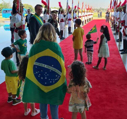 Cerimônia no Palácio do Alvorada celebra o Sete de Setembro