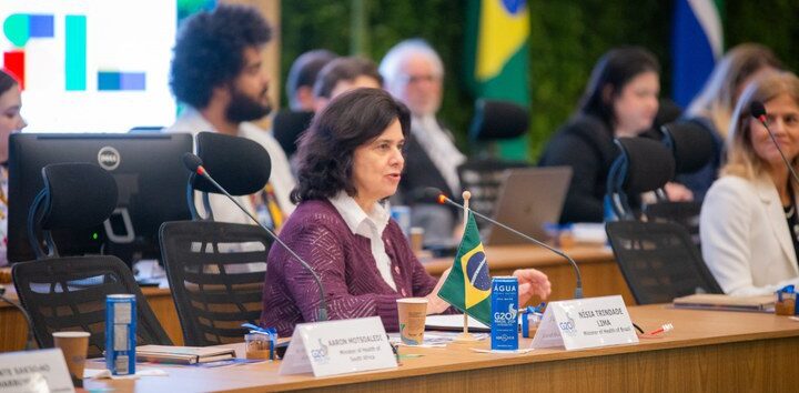 “Mudanças climáticas têm consequências diretas e graves para a saúde”, diz Nísia no segundo dia do G20