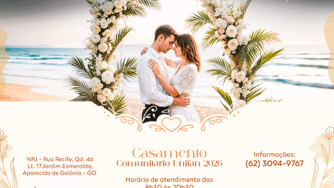 Unifan abre inscrições para Casamento Comunitário em 2026