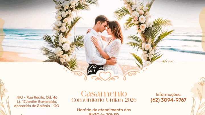 Unifan abre inscrições para Casamento Comunitário em 2026