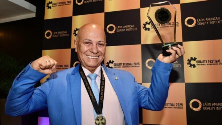 Professor Alcides é destaque internacional no Quality Festival 2025