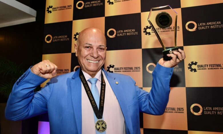 Professor Alcides é destaque internacional no Quality Festival 2025