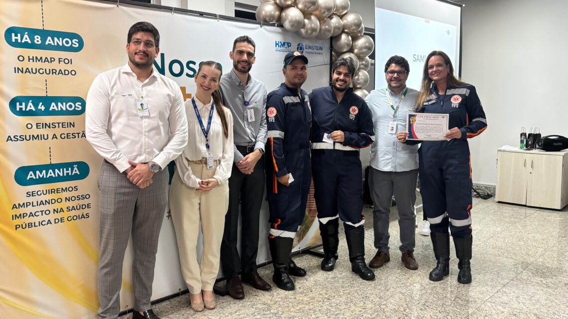 Hospital Municipal de Aparecida homenageia profissionais do Supra por atendimentos ao infarto