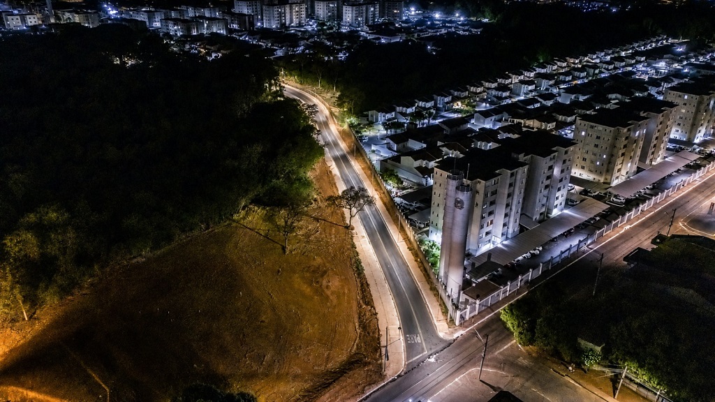 Aparecida amplia iluminação de LED e prevê novos pontos em 11 trechos