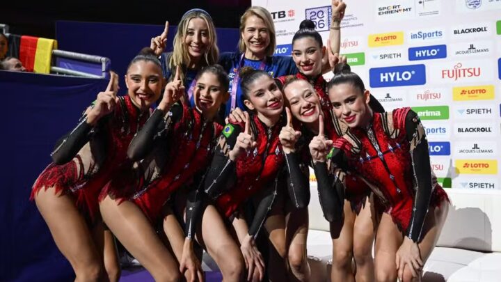 Brasil se consolida entre as potências da ginástica rítmica e mira pódio em Los Angeles
